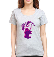 Load image into Gallery viewer, Tupac 2Pac T-Shirt for Women-Grey Melange-Ektarfa.online
