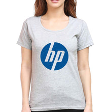 Load image into Gallery viewer, Hewlett-Packard(HP) T-Shirt for Women-Grey Melange-Ektarfa.online

