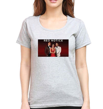 Load image into Gallery viewer, Red Notice T-Shirt for Women-Grey Melange-Ektarfa.online
