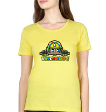 Load image into Gallery viewer, Valentino Rossi(VR 46) T-Shirt for Women-Yellow-Ektarfa.online
