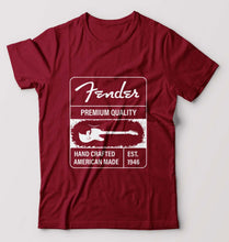 Load image into Gallery viewer, Fender T-Shirt for Men-Maroon-Ektarfa.online

