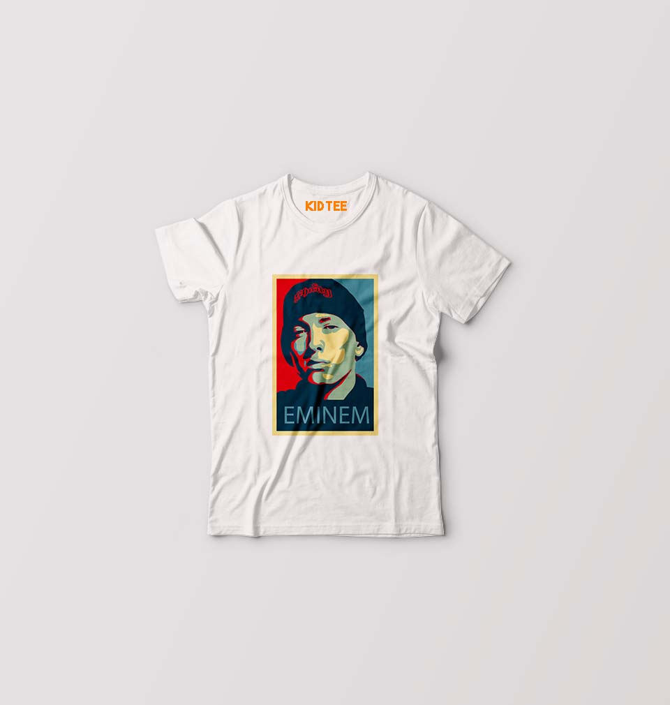 Eminem Kids T-Shirt for Boy/Girl-White-Ektarfa.online