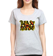 Load image into Gallery viewer, Gym Beast T-Shirt for Women-Grey Melange-Ektarfa.online
