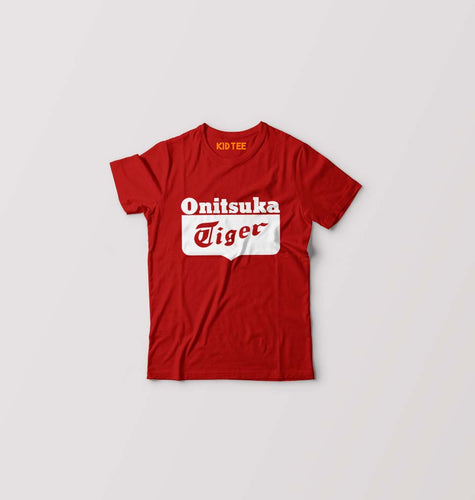 Onitsuka Tiger Kids T-Shirt for Boy/Girl-Red-Ektarfa.online