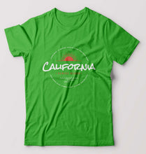 Load image into Gallery viewer, California T-Shirt for Men-flag green-Ektarfa.online
