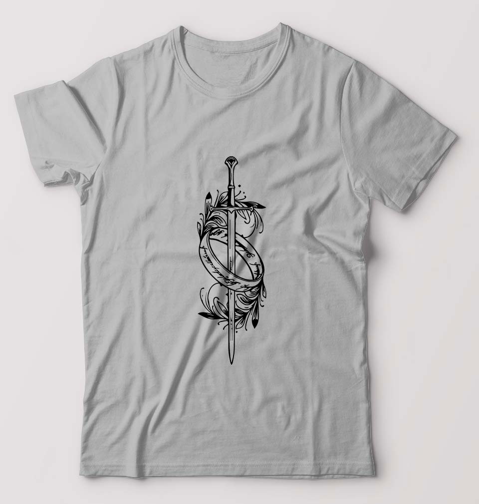 The Rings of Power T-Shirt for Men-Grey Melange-Ektarfa.online