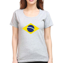 Load image into Gallery viewer, Brazil T-Shirt for Women-Grey Melange-Ektarfa.online

