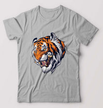 Load image into Gallery viewer, Tiger T-Shirt for Men-Grey Melange-Ektarfa.online
