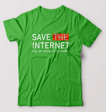 Load image into Gallery viewer, Internet Funny T-Shirt for Men-flag green-Ektarfa.online

