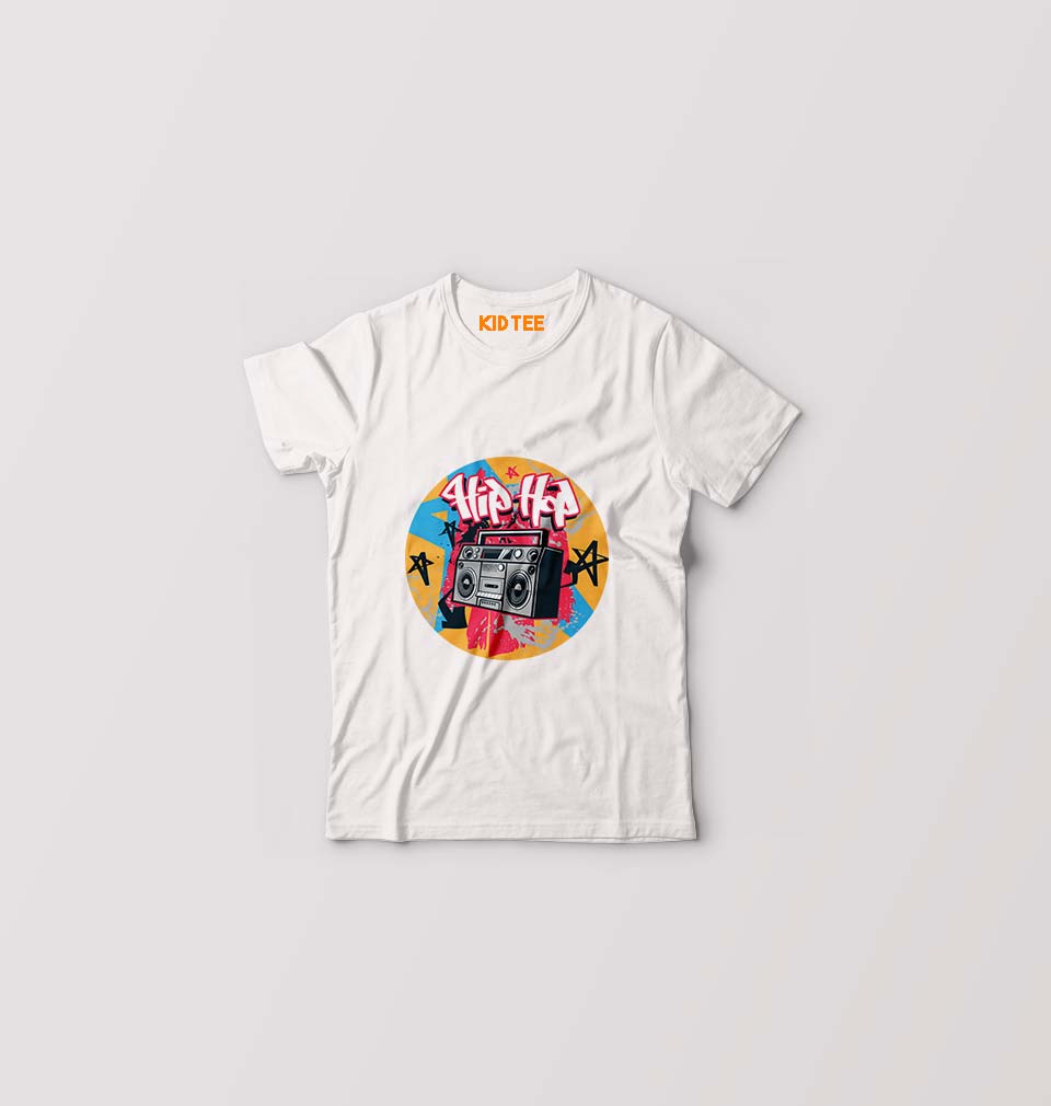 Hip Hop T-Shirt for Boy/Girl-White-Ektarfa.online