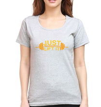 Load image into Gallery viewer, Gym T-Shirt for Women-Grey Melange-Ektarfa.online
