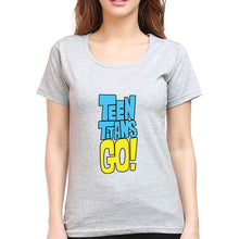 Load image into Gallery viewer, Teen Titans Go! T-Shirt for Women-Grey Melange-Ektarfa.online
