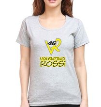 Load image into Gallery viewer, Valentino Rossi(VR 46) T-Shirt for Women-Grey Melange-Ektarfa.online
