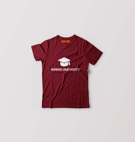 NMIMS Kids T-Shirt for Boy/Girl-Maroon-Ektarfa.online