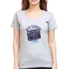 Load image into Gallery viewer, Old School T-Shirt for Women-Grey Melange-Ektarfa.online
