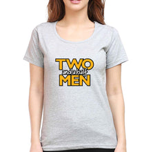 Load image into Gallery viewer, Two and a Half Men T-Shirt for Women-Grey Melange-Ektarfa.online
