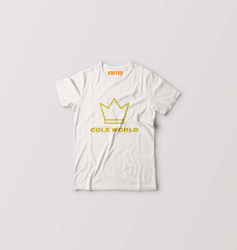 J. Cole World T-Shirt for Boy/Girl-White-Ektarfa.online