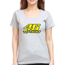 Load image into Gallery viewer, Valentino Rossi(VR 46) T-Shirt for Women-Grey Melange-Ektarfa.online

