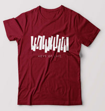 Load image into Gallery viewer, Piano T-Shirt for Men-Maroon-Ektarfa.online
