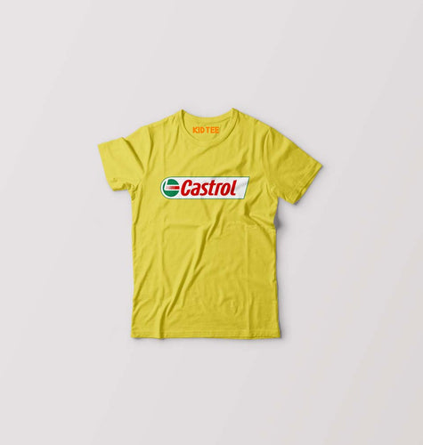 Castrol Kids T-Shirt for Boy/Girl-Yellow-Ektarfa.online
