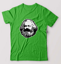 Load image into Gallery viewer, Karl Marx T-Shirt for Men-flag green-Ektarfa.online
