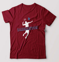 Load image into Gallery viewer, Badminton T-Shirt for Men-Maroon-Ektarfa.online
