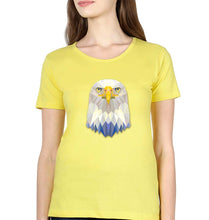 Load image into Gallery viewer, Eagle T-Shirt for Women-Yellow-Ektarfa.online
