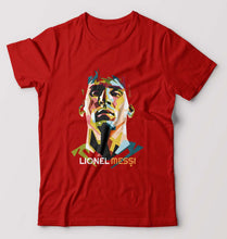 Load image into Gallery viewer, Lionel Messi T-Shirt for Men-Red-Ektarfa.online
