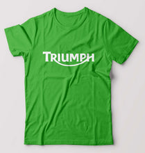 Load image into Gallery viewer, Triumph T-Shirt for Men-S(38 Inches)-flag green-Ektarfa.online
