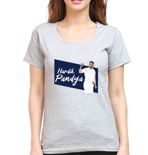 Load image into Gallery viewer, Hardik Pandya T-Shirt for Women-Grey Melange-Ektarfa.online

