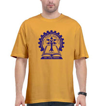 Load image into Gallery viewer, IIT Kharagpur Oversized T-Shirt for Men-Golden Yellow-Ektarfa.online
