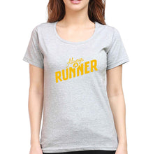 Load image into Gallery viewer, Runner Running T-Shirt for Women-Grey Melange-Ektarfa.online
