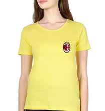 Load image into Gallery viewer, A.C. Milan T-Shirt for Women-Yellow-Ektarfa.online
