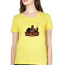 Load image into Gallery viewer, Game of War T-Shirt for Women-Yellow-Ektarfa.online
