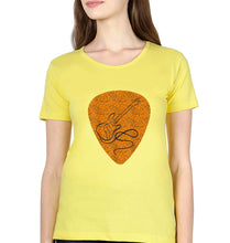 Load image into Gallery viewer, Guitar T-Shirt for Women-Yellow-Ektarfa.online
