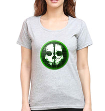Load image into Gallery viewer, Call of Duty (COD) T-Shirt for Women-Grey Melange-Ektarfa.online
