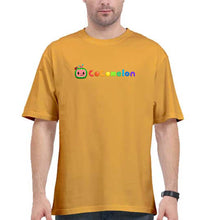 Load image into Gallery viewer, CoComelon Oversized T-Shirt for Men-Golden Yellow-Ektarfa.online
