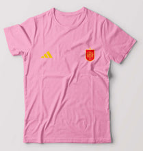 Load image into Gallery viewer, Spain Football T-Shirt for Men-Light Baby Pink-Ektarfa.online
