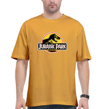 Load image into Gallery viewer, Jurassic Park Oversized T-Shirt for Men-Golden Yellow-Ektarfa.online
