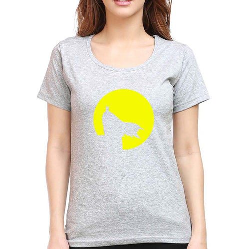 Batman Superhero T-Shirt for Women-Grey Melange-Ektarfa.online