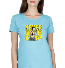Load image into Gallery viewer, John Cena WWE T-Shirt for Women-Light Blue-Ektarfa.online
