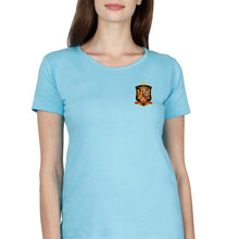Load image into Gallery viewer, Spain Football T-Shirt for Women-Light Blue-Ektarfa.online
