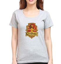 Load image into Gallery viewer, Harry Potter Gryffindor T-Shirt for Women-Grey Melange-Ektarfa.online
