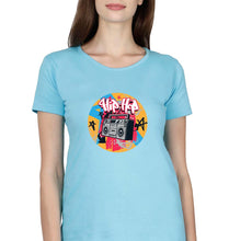 Load image into Gallery viewer, Hip Hop T-Shirt for Women-Light Blue-Ektarfa.online
