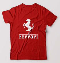 Load image into Gallery viewer, Ferrari F1 T-Shirt for Men-S(38 Inches)-Red-Ektarfa.online
