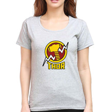 Load image into Gallery viewer, Thor Superhero T-Shirt for Women-Grey Melange-Ektarfa.online
