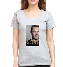 Load image into Gallery viewer, Shane Warne T-Shirt for Women-Grey Melange-Ektarfa.online

