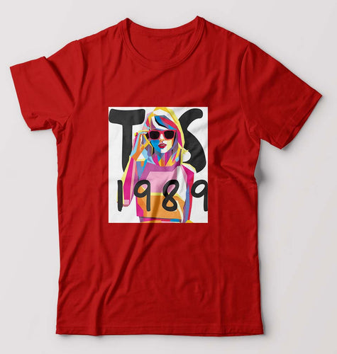 Taylor Swift T-Shirt for Men-Red-Ektarfa.online