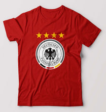 Load image into Gallery viewer, Germany Football T-Shirt for Men-S(38 Inches)-Red-Ektarfa.online
