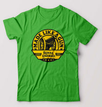 Load image into Gallery viewer, Royal Enfield T-Shirt for Men-Flag green-Ektarfa.online
